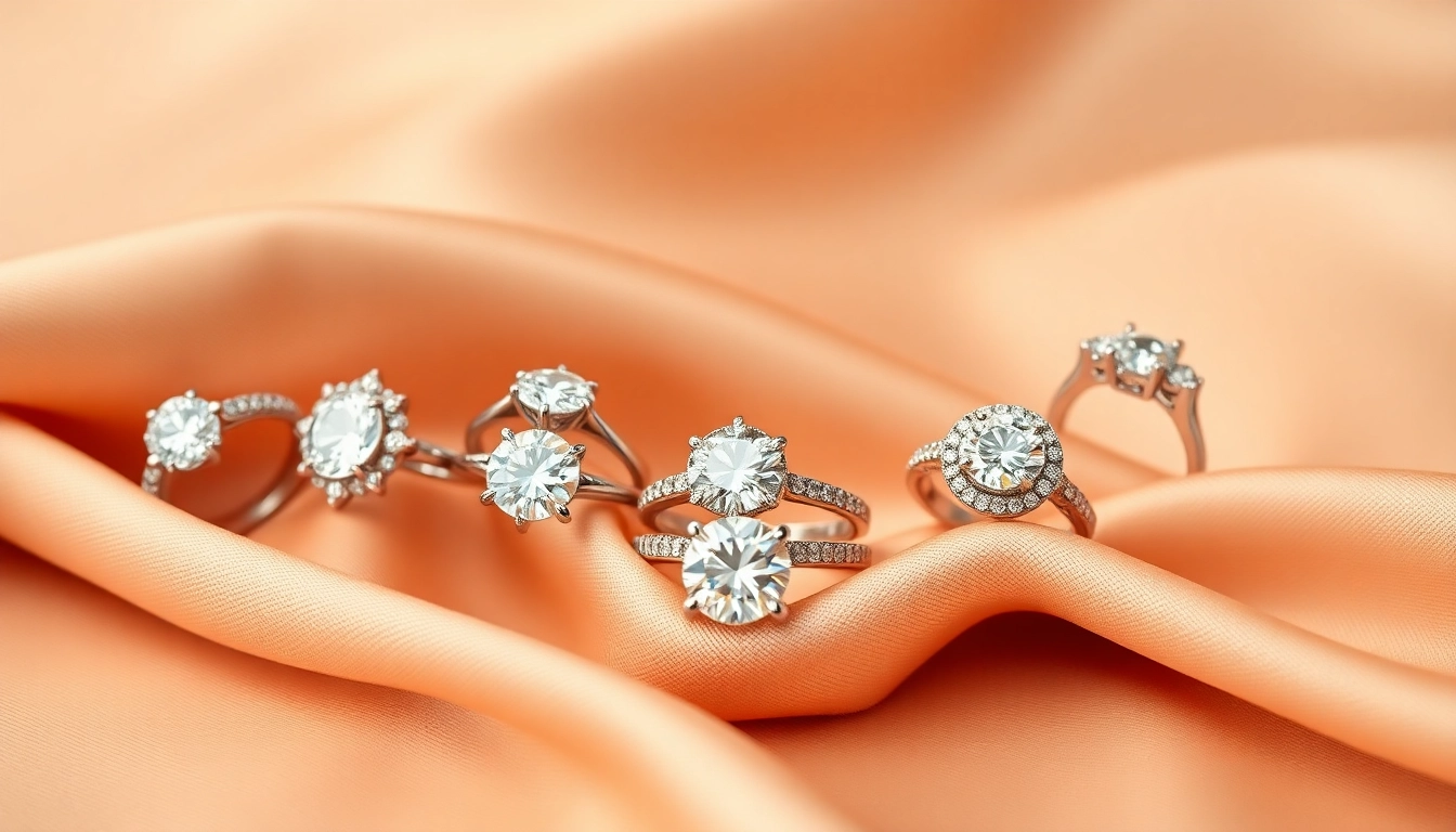 Stunning selection of 2 Carat Engagement Rings showcasing unique diamond cuts and exquisite settings.