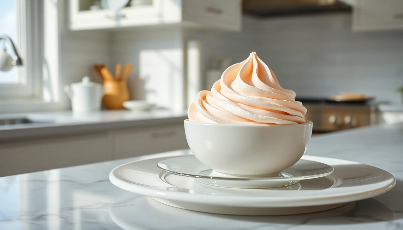 Enhance desserts with a cream charger Singapore, showcasing vibrant whipped cream topping.