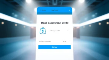 Shopify bulk discount code generator interface displaying efficient code creation features.