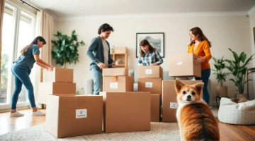 Professional removal companies West Yorkshire preparing to pack a family's belongings for a smooth move.