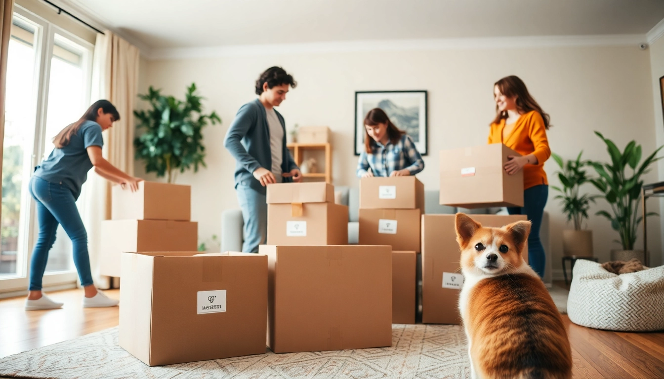 Professional removal companies West Yorkshire preparing to pack a family's belongings for a smooth move.