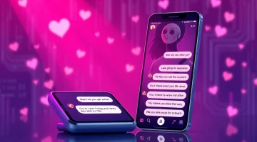 Engaging chat with AI characters exploring character ai sex interactions in a modern interface.