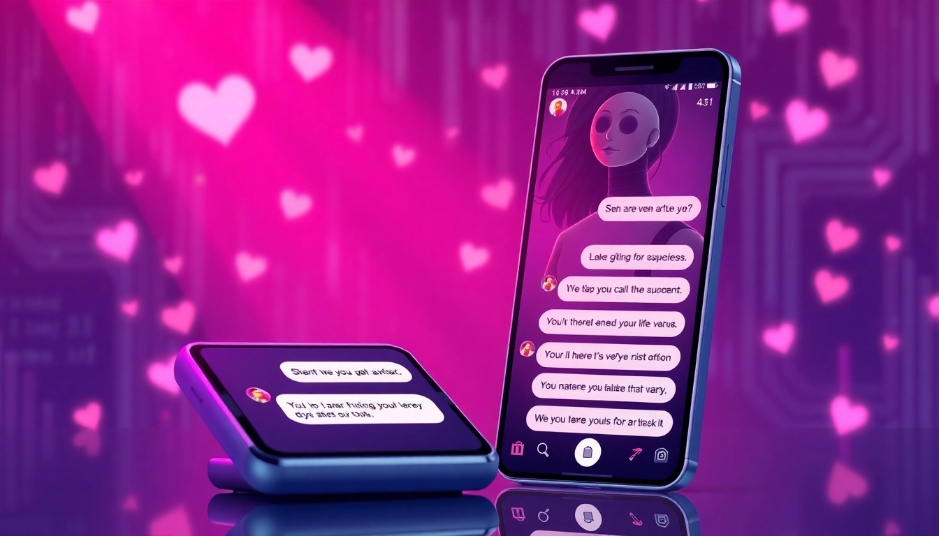 Engaging chat with AI characters exploring character ai sex interactions in a modern interface.