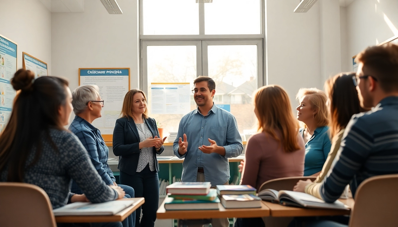 Lead a class on level 5 diploma in leadership and management for residential childcare answers, fostering engagement and learning.