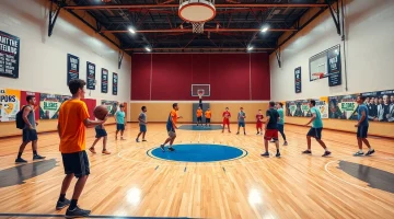 Find interactive basketball training programs near me highlighting young athletes' skill development.