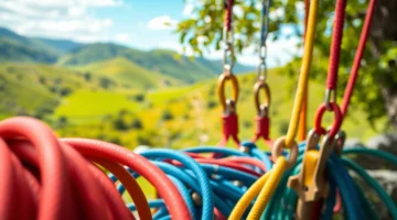 Engaging ZIP WIRE KITS showcased against a scenic outdoor backdrop.