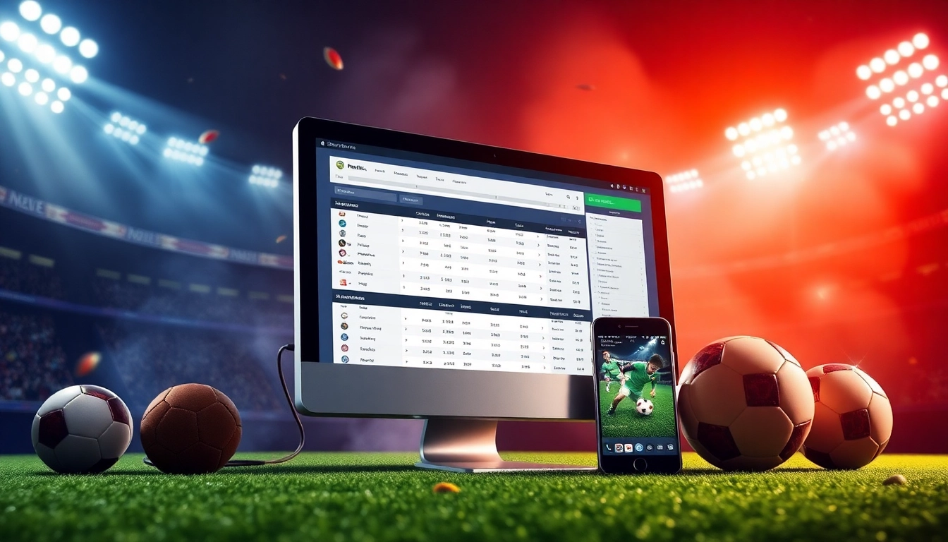 Engaging view of a situs judi bola featuring interactive betting options and football themes for online enthusiasts.