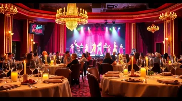 Experience dinner theater las vegas with vibrant performances and elegant dining atmosphere.